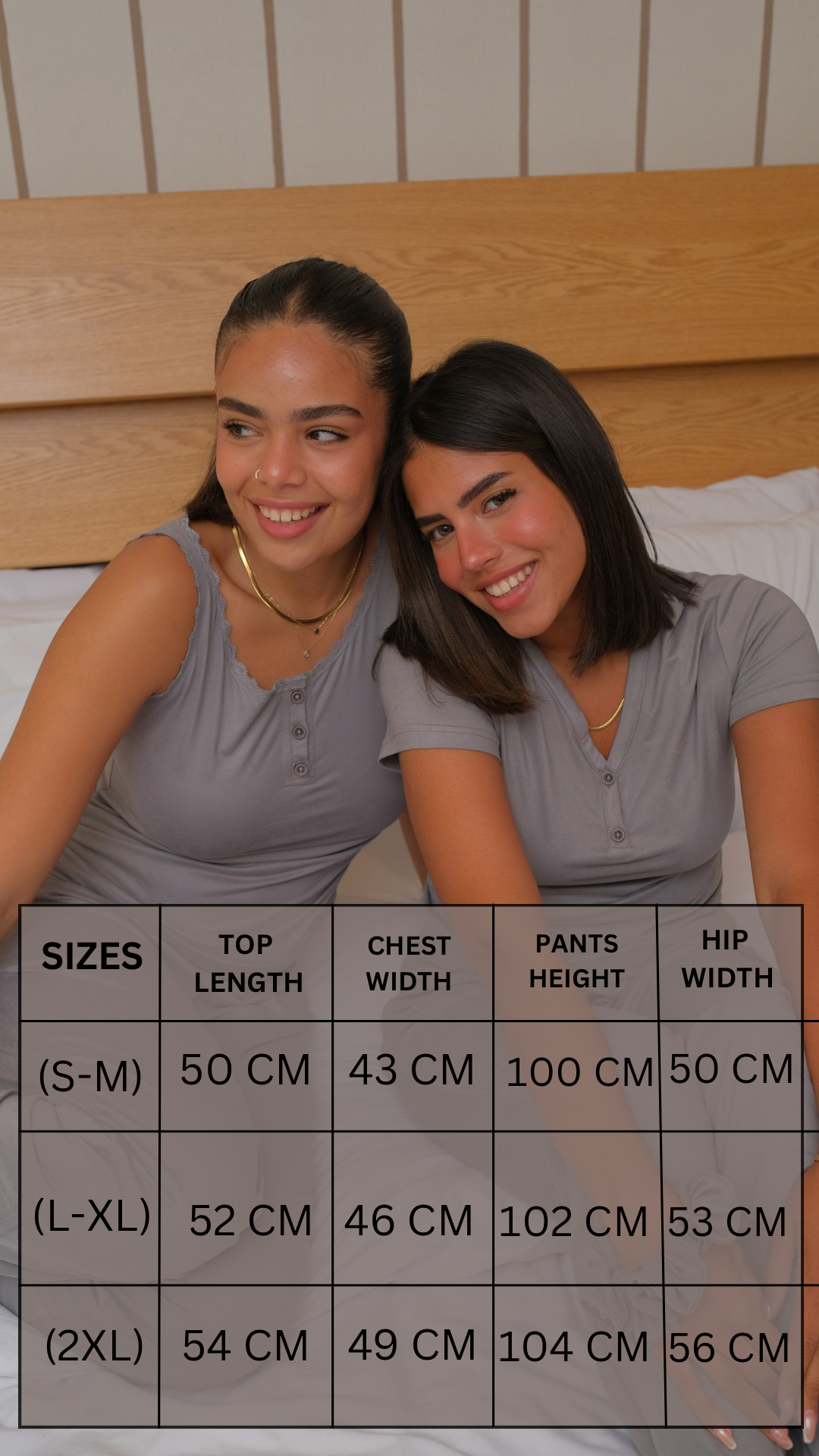 Love me softly pj in Gray
