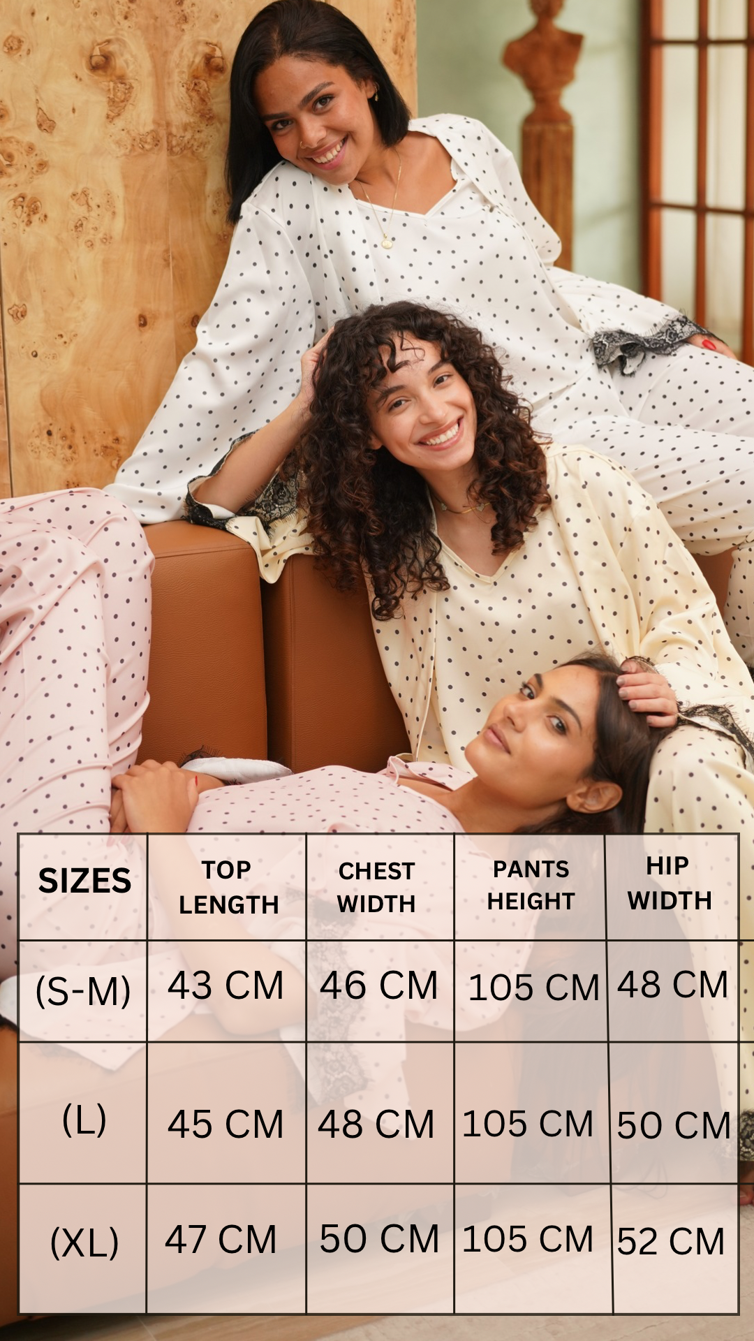 Dotty Dream pj set in pink