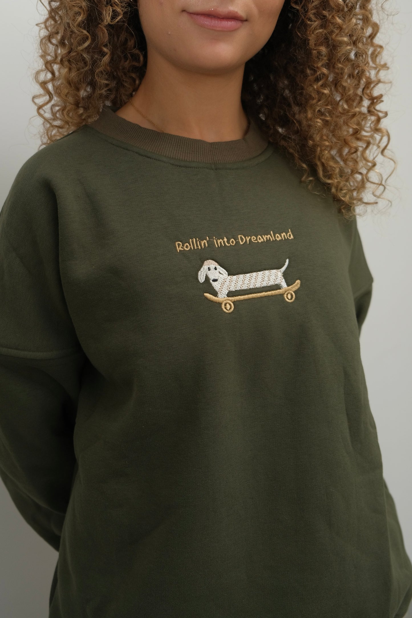 Roll Me to Bed Pj in Olive