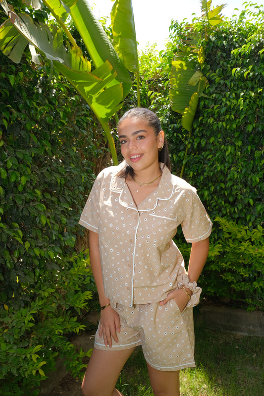 Soft Girl Season Pj in beige