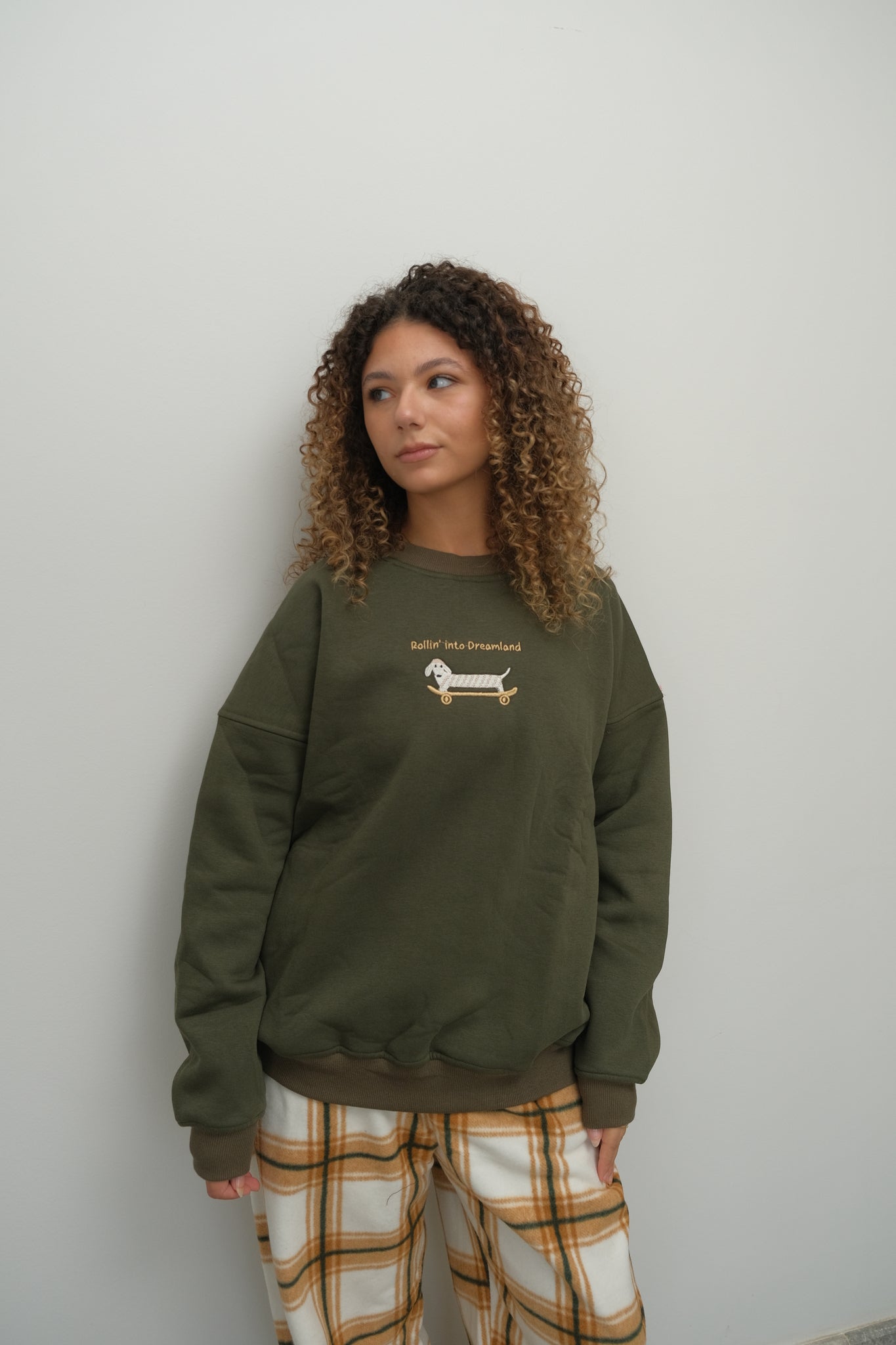 Roll Me to Bed Pj in Olive