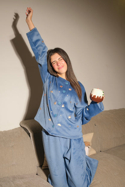 Breakfast Club PJ in Navy blue