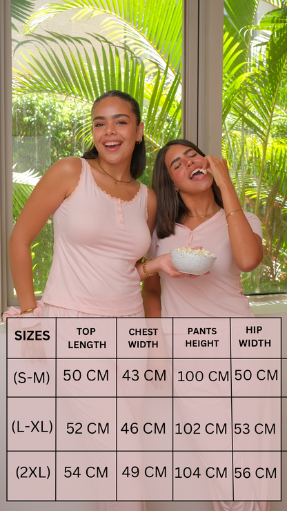 Pretty little things pj in powder pink