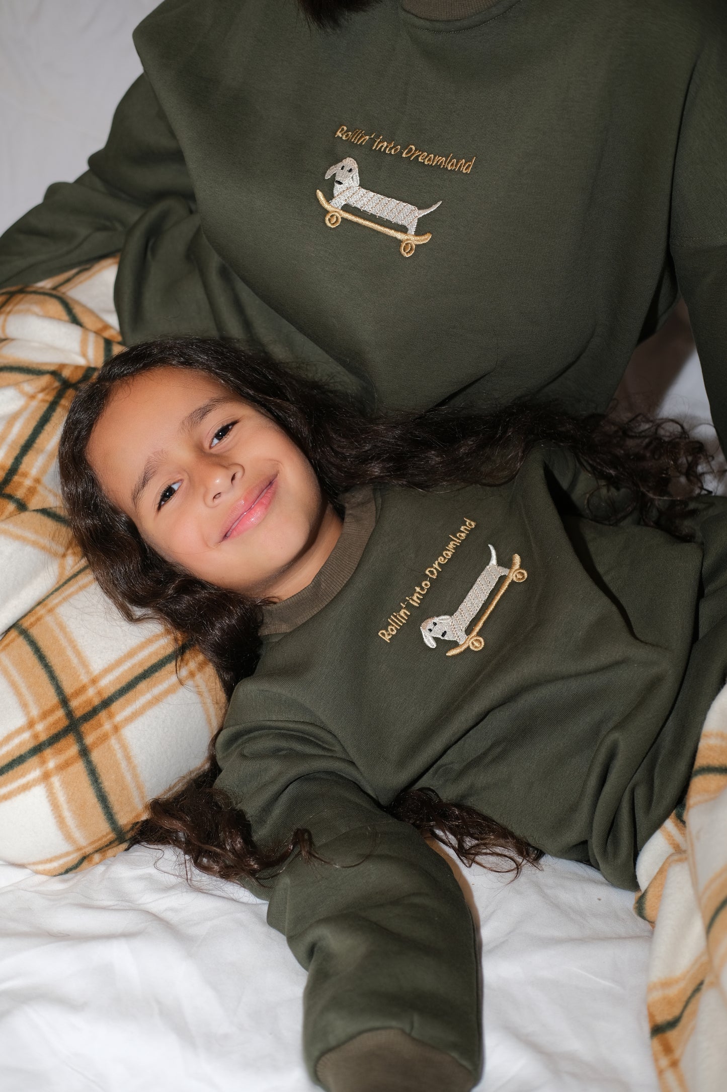 Mini Roll Me To Bed PJ in olive