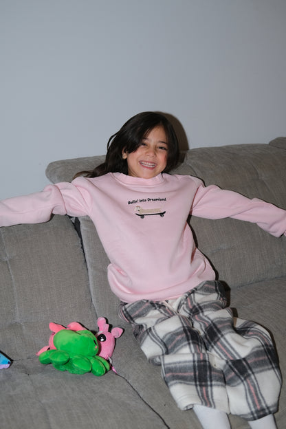 Mini Roll Me To Bed PJ in baby pink