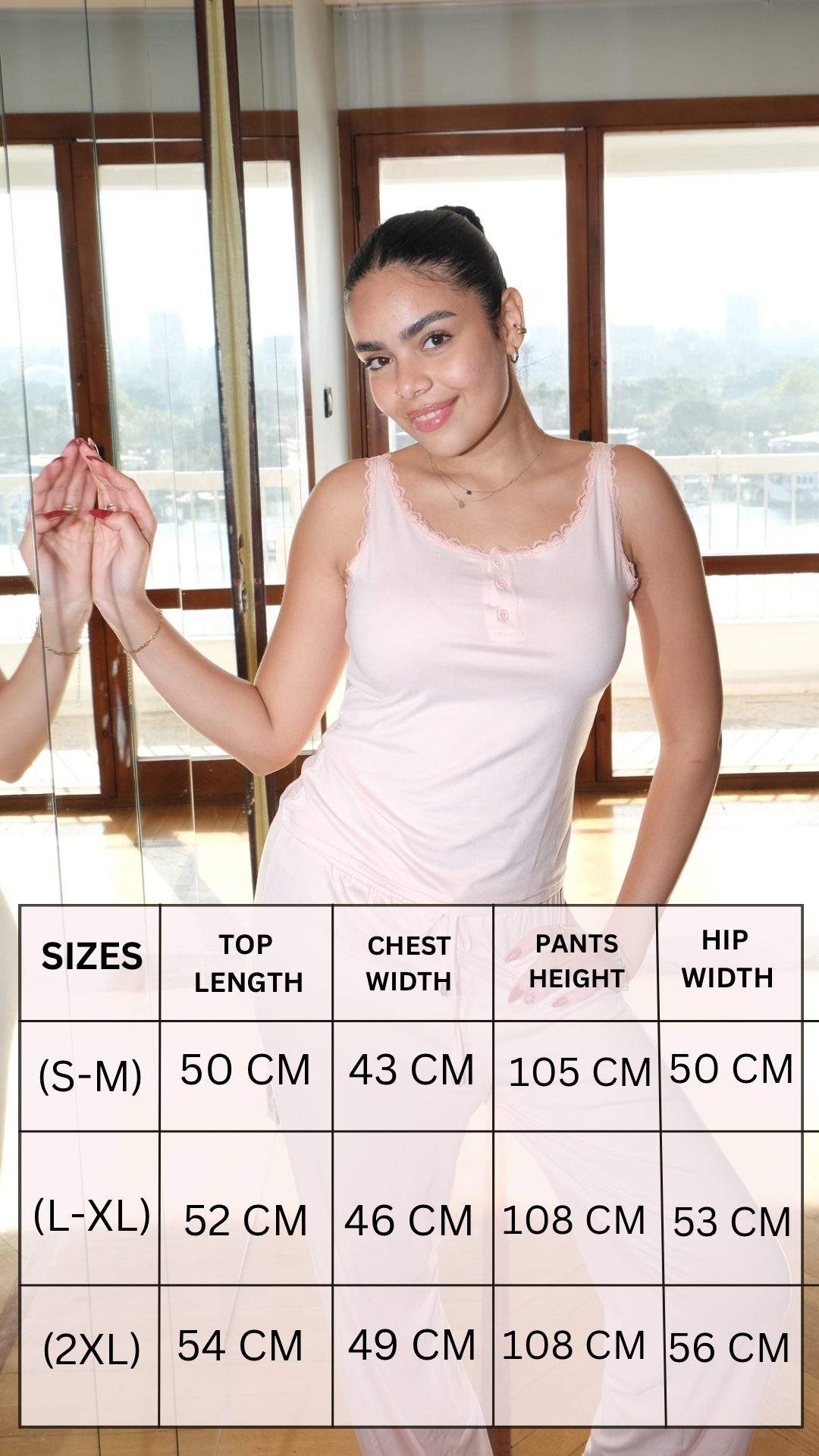 Pretty little things pj in powder pink