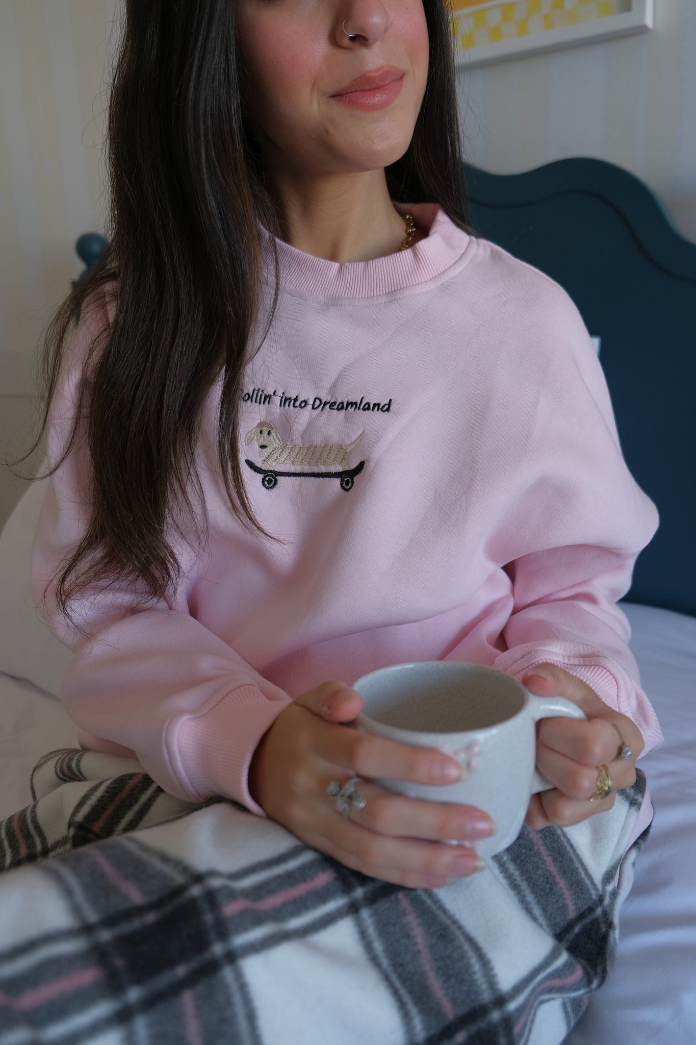 Roll Me to Bed Pj in Baby pink