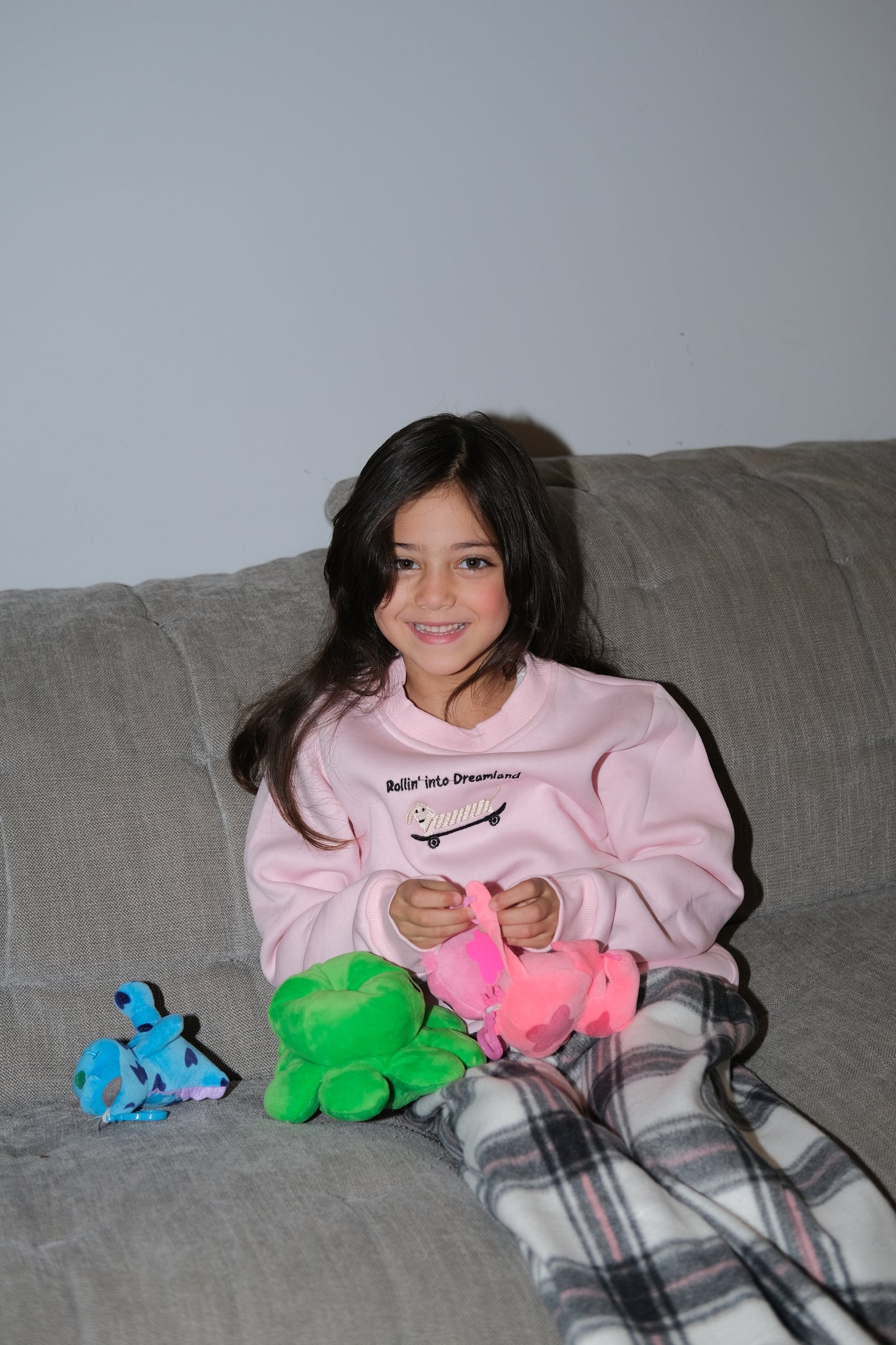 Mini Roll Me To Bed PJ in baby pink