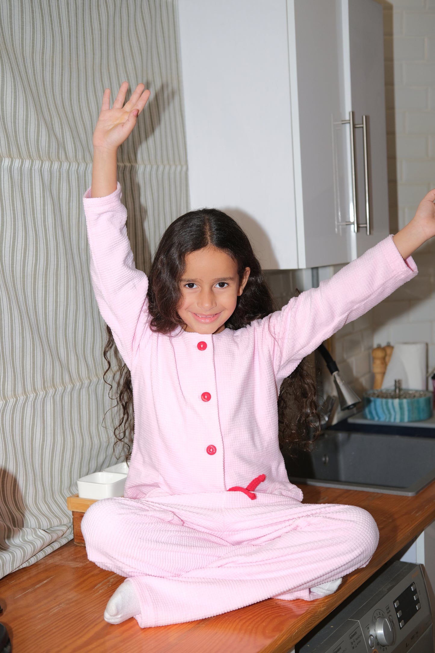 Mini Dreamy Bubbles pj in pink