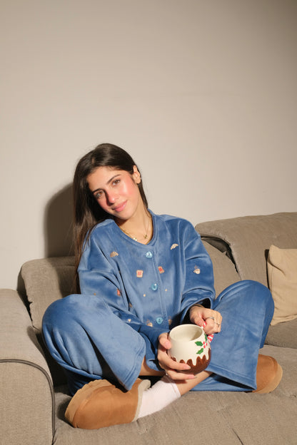 Breakfast Club PJ in Navy blue