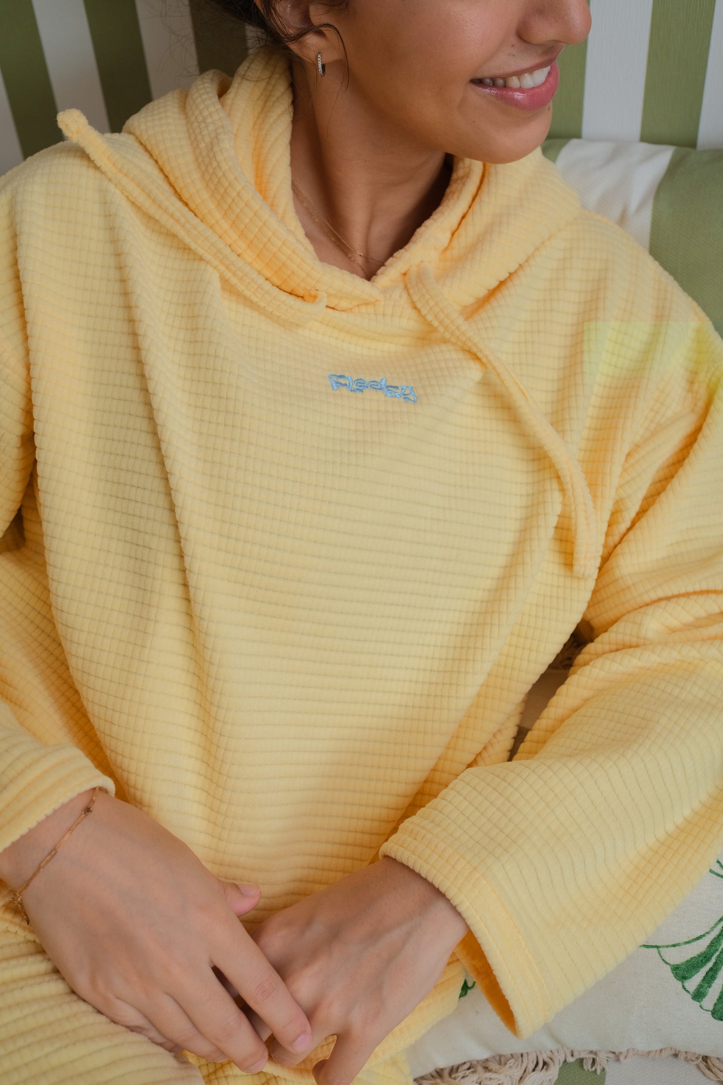 Classic Bubbles Velvet PJ In Mango