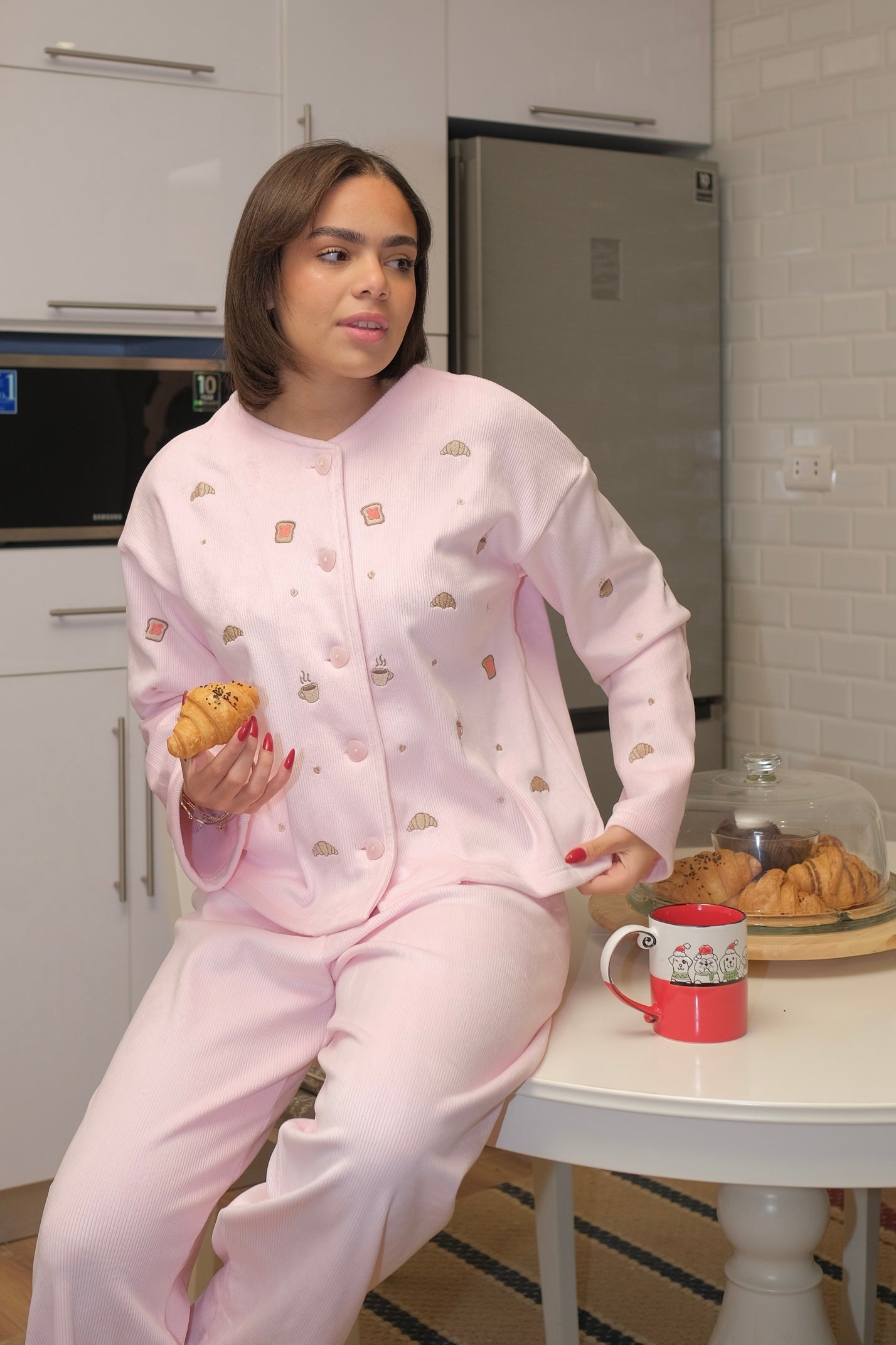 Breakfast Club PJ in Pink