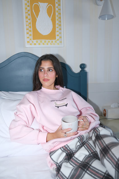 Roll Me to Bed Pj in Baby pink