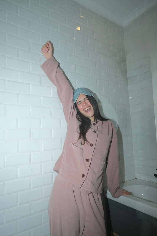 On Cloud Nine Velvet PJ in Coco Brown