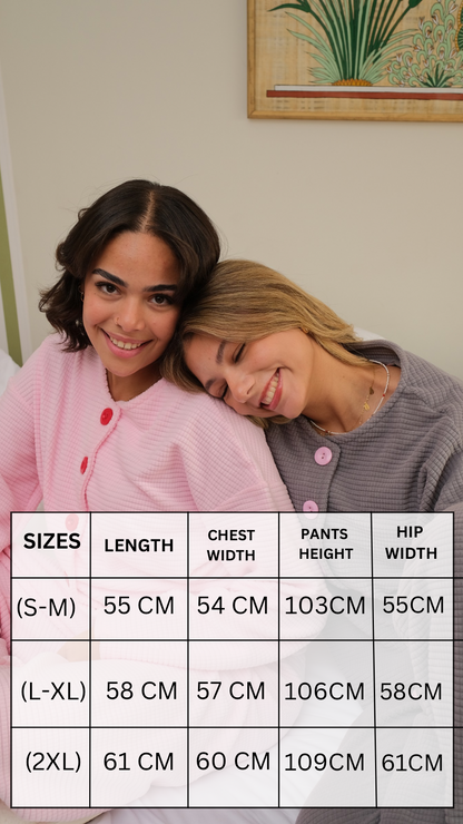 Dreamy Bubbles Velvet PJ In Grey