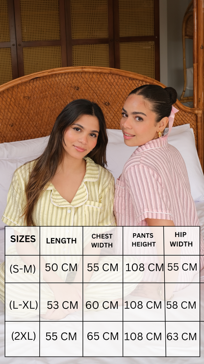 The Cool Club PJ Set In Yellow